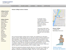 Tablet Screenshot of hessercollege.net